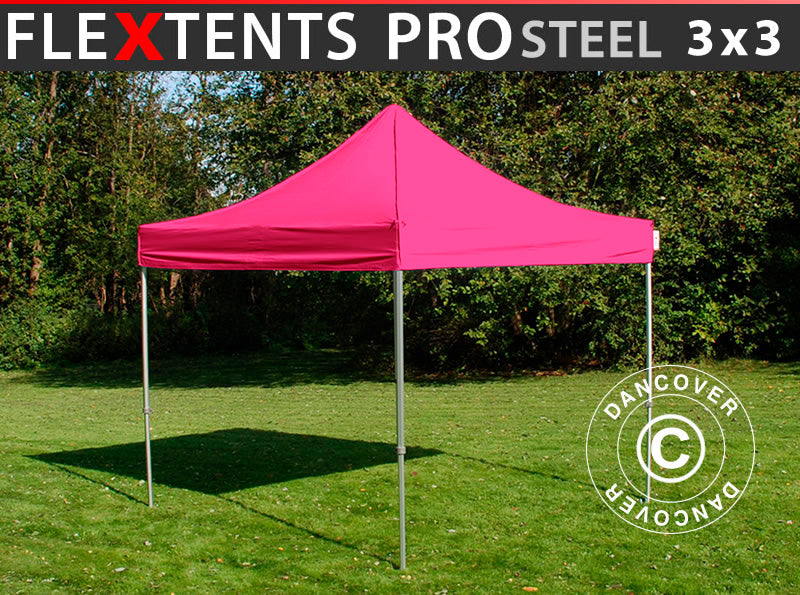 Flext. Pro Steel 3x3m Pink Top+Frame YU+GL