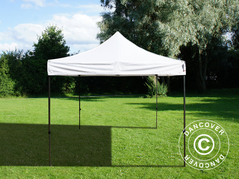 Tente pliante FleXtents Basic v.3, 4x4m Blanc