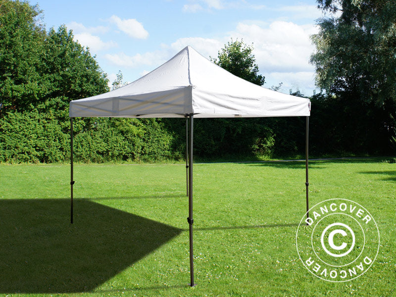 Gazebo pieghevole FleXtents Basic v.3, 4x4m Bianco