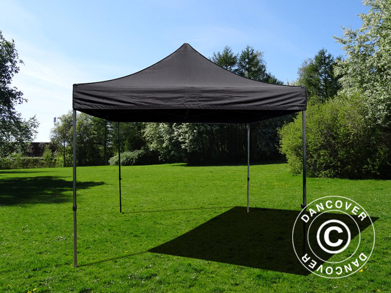 Tente pliante FleXtents Basic v.3, 4x4m Noir