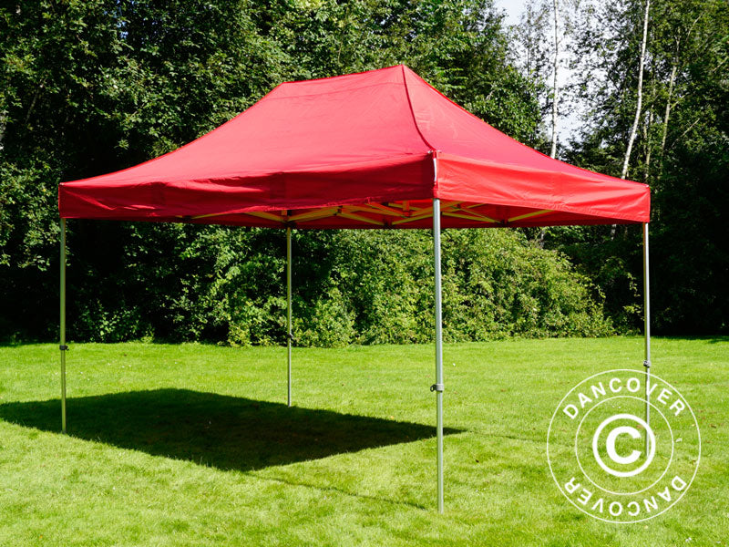 Faltzelt FleXtents PRO Steel 3x4,5m, Rot