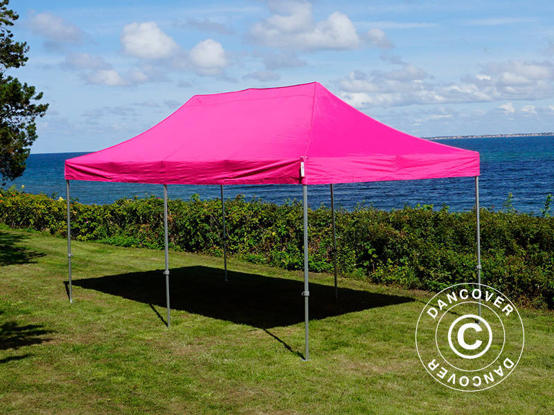 Faltzelt FleXtents PRO Steel 3x6m Rosa