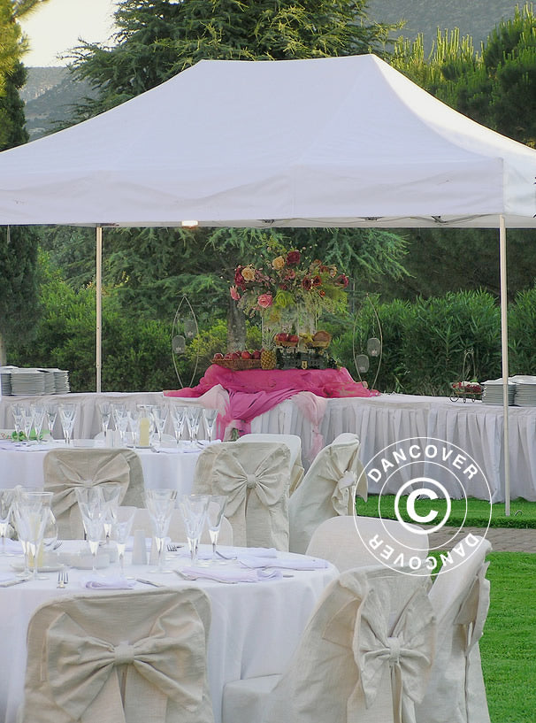 Gazebo pieghevole FleXtents PRO Steel 4x6m Bianco, Ignifugo