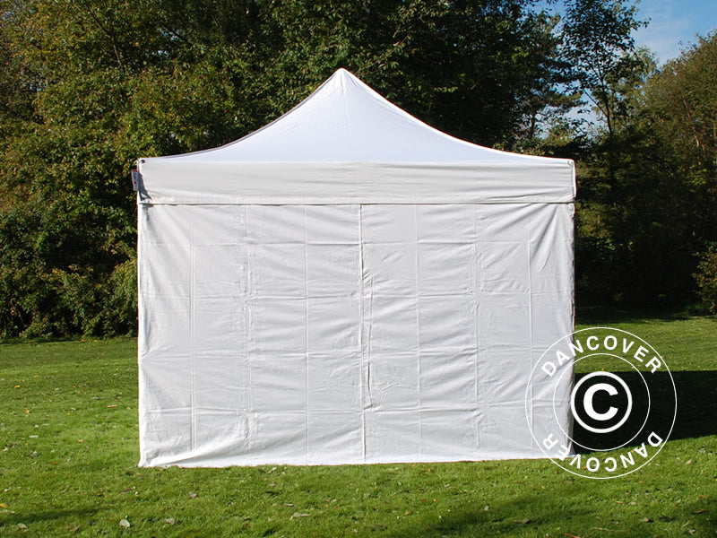 Tente pliante FleXtents PRO Steel 4x4m Blanc, avec 4 cotés