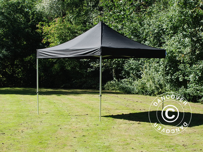 Gazebo pieghevole FleXtents PRO Steel 4x4m Nero
