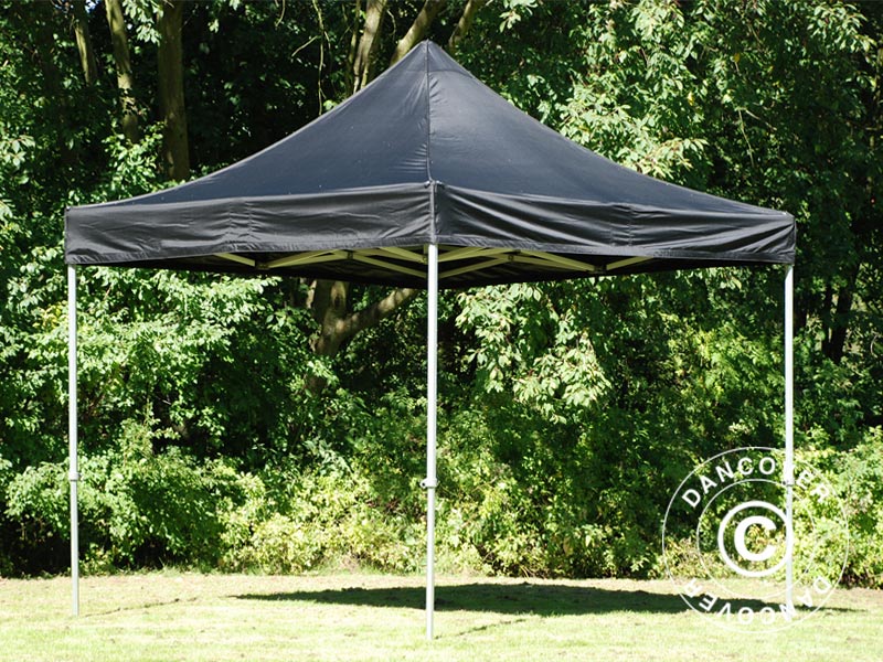 Gazebo pieghevole FleXtents Steel 3x3m Nero