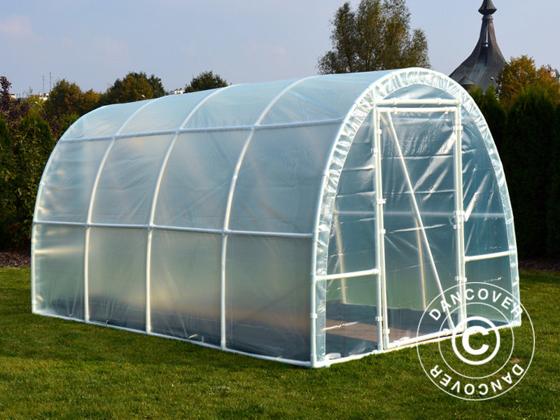 Serre Tunnel 130, 2,2x3x1,9m, 6,6m², Transparent