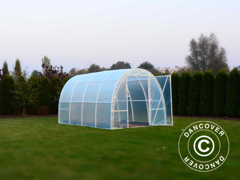 Serre Tunnel 130, 2,2x3x1,9m, 6,6m², Transparent