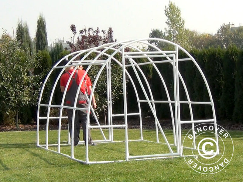 Serre Tunnel 130, 2,2x3x1,9m, 6,6m², Transparent