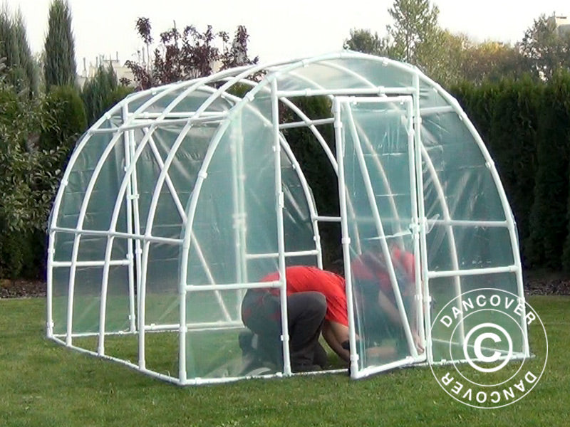Serre Tunnel 130, 2,2x3x1,9m, 6,6m², Transparent
