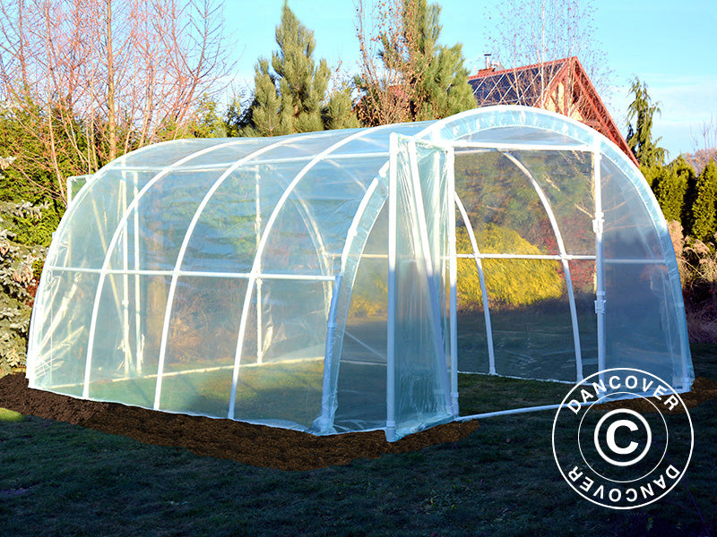 Serre Tunnel 130, 3x4x2,1m, 12m², Transparent