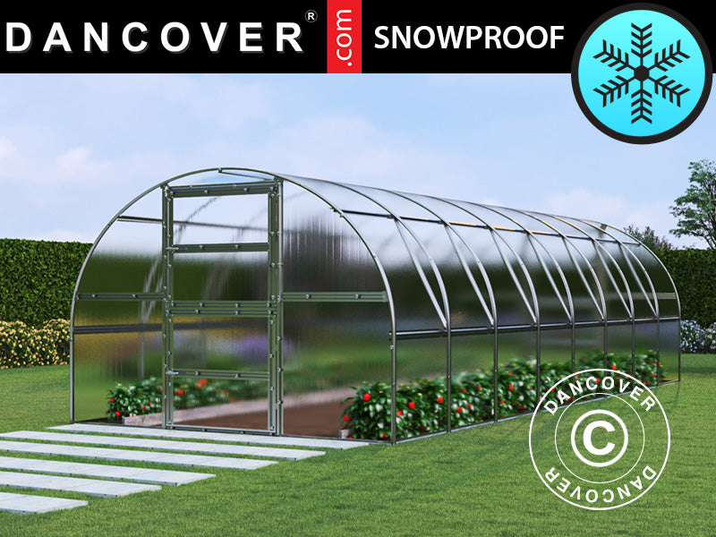 Greenhouse TITAN Arch 280 3x8m Silver