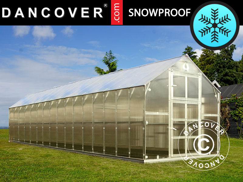 Greenhouse TITAN Classic 480 2,35x8,12m Silver