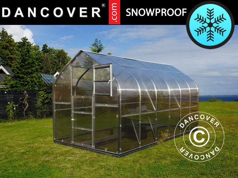 Greenhouse TITAN Dome 320 2,5x6m Silver