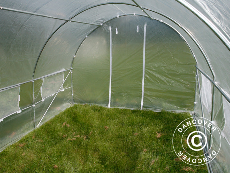 Serre Tunnel 3x4,5x2m, 13,5m², Transparent