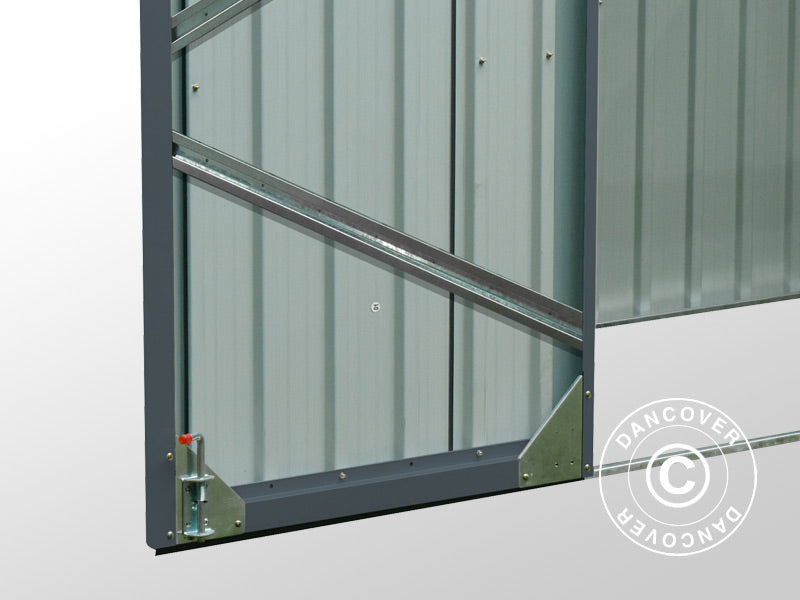 Copri bidoni spazzatura esterno doppio 1,58x1,01x1,34m, 1,6m², Antracite