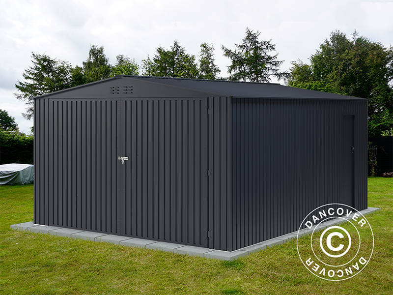 Metallo garage 3,8x4,8x2,32m, 18,24m², ProShed®, Antracite