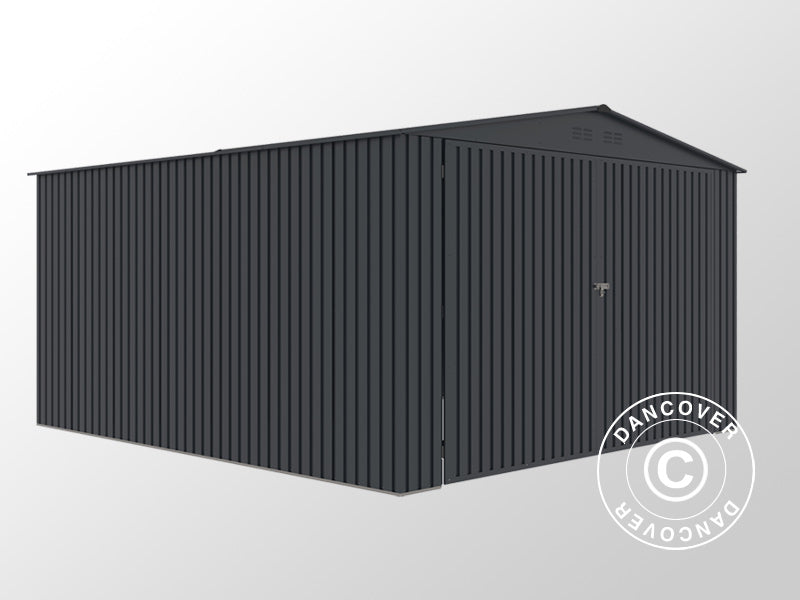 Metallo garage 3,8x4,8x2,32m, 18,24m², ProShed®, Antracite
