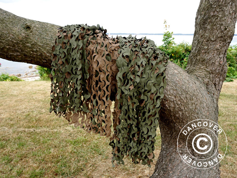 Camouflage-Netz Woodland BASIC LIGHT, 2,4x6m