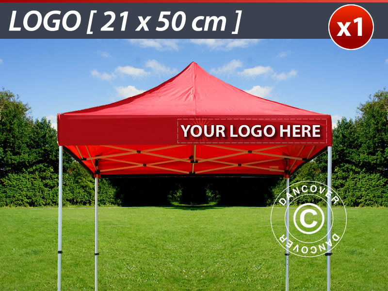 1 pcs. cantonnière d'impression FleXtents 21x50cm, aligné à droite