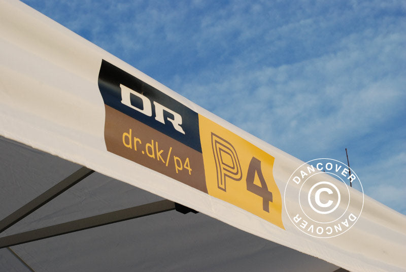 1 St. FleXtents Volant-Print 21x85cm, zentriert