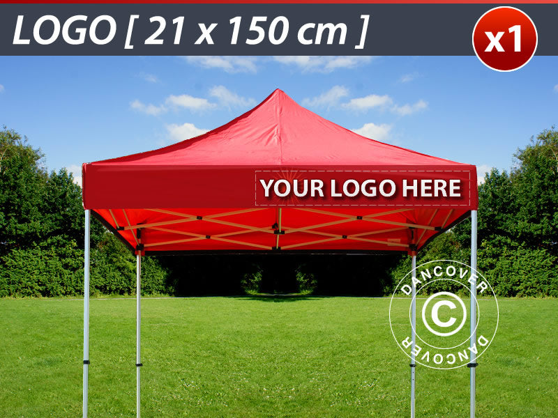 1 pcs. cantonnière d'impression FleXtents 21x150cm, aligné à droite