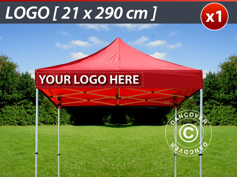 1 pcs. cantonnière d'impression FleXtents 21x290cm, aligné à gauche