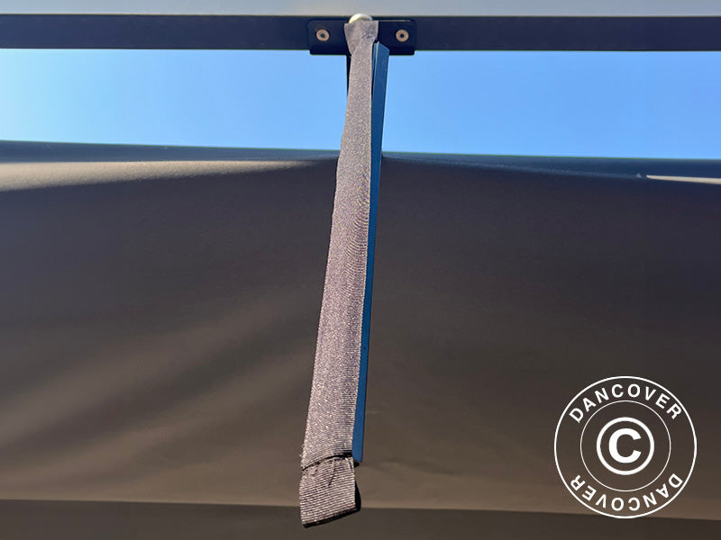 Pergola Santa Cruz, 3x6m, Gris Foncé