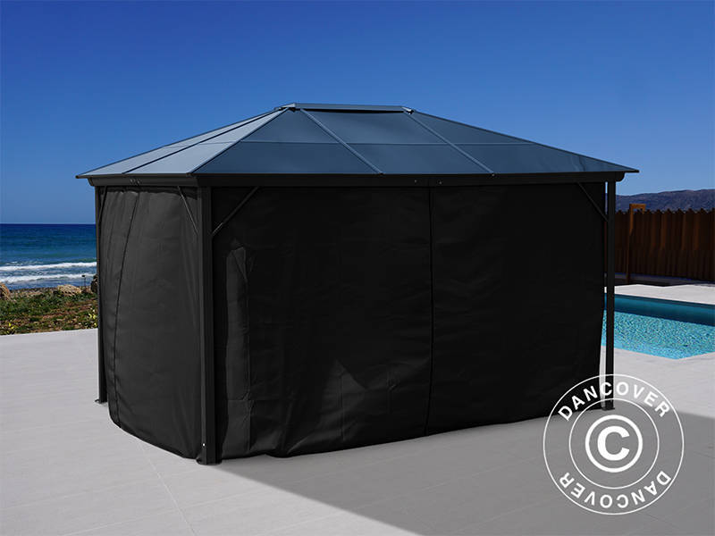 Gazebo Santa Barbara Alu+ 3x4m Black (YS1002)