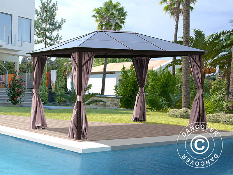 Gazebo Santa Barbara Alu+ 3x4m Brown (YS1002)