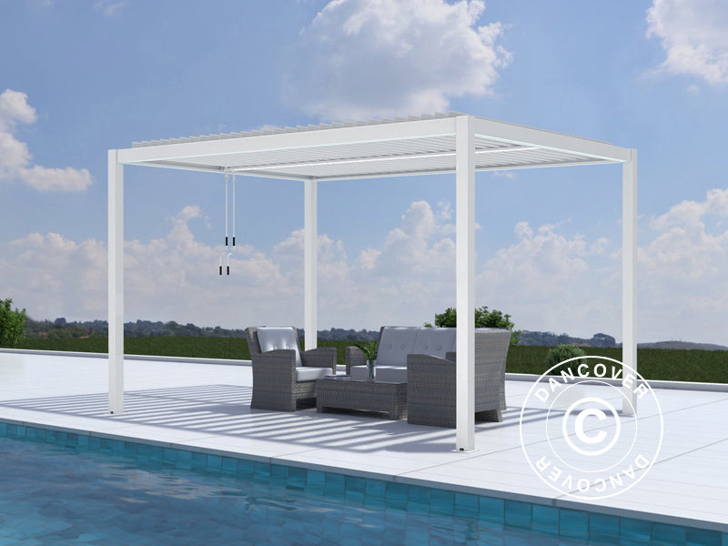 Pergola Gazebo San Pablo Alu+ 3x4m White