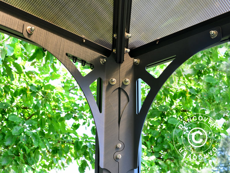 Pavillon Palermo 2,95x2,95m, Anthrazit