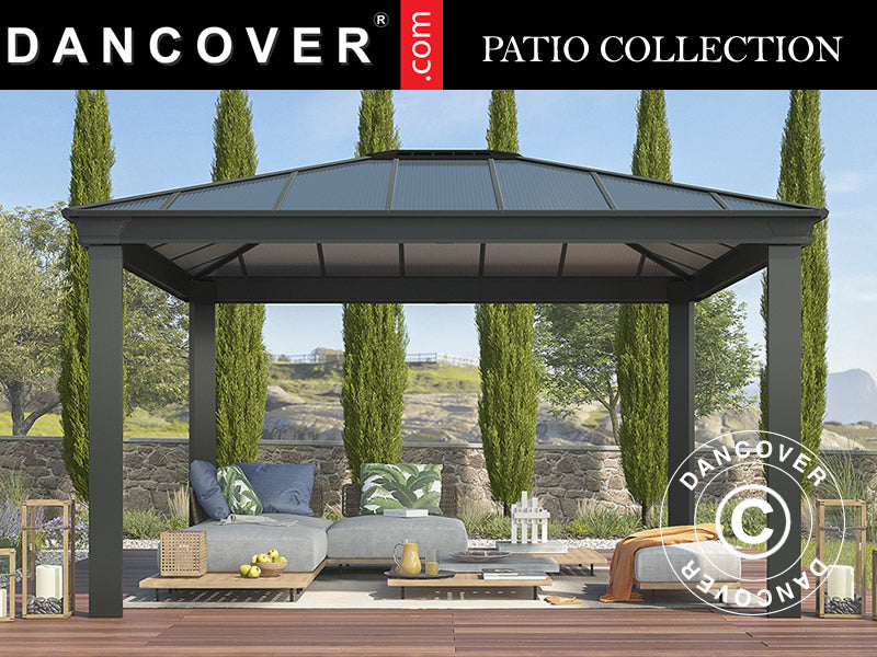 Pavillon Dallas 3,64x4,26m, Anthrazit