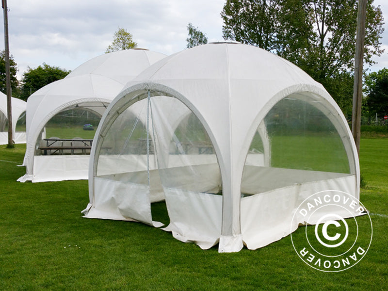 Kuppelzelt Multipavillon 3x6m, Weiß