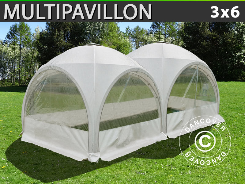 Multi Pavillon 3x6m White