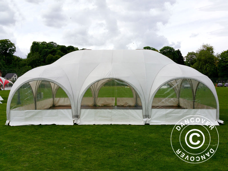 Kuppelzelt Multipavillon 6x9m, Weiß