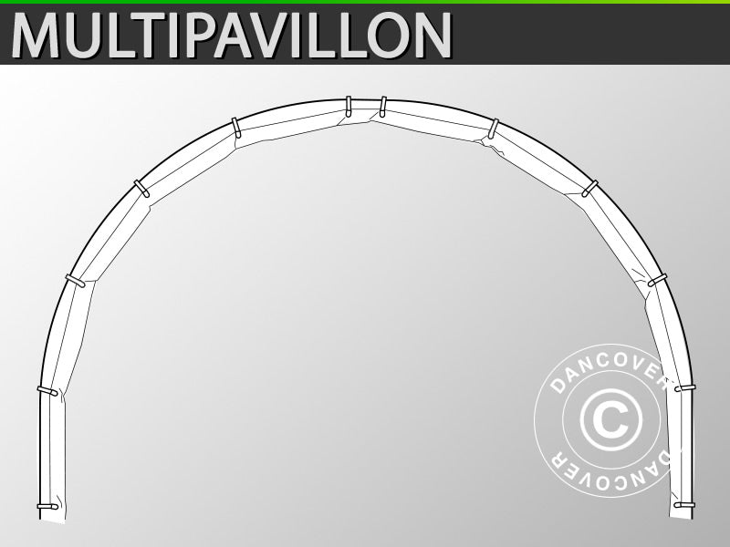 Gouttière pour  tente de réception dôme Multipavillon