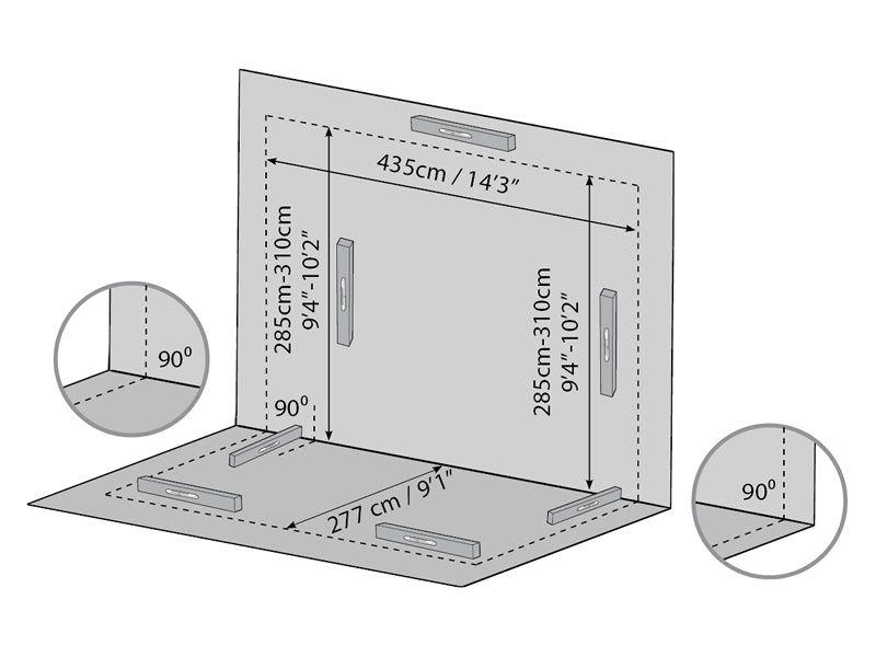 Jardin d'hiver SanRemo, Palram/Canopia, 3x4,25m Anthracite