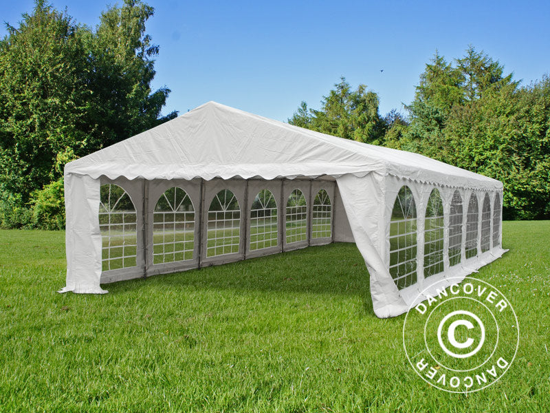 5x12m PVC Partytent White Velcro Closing SH