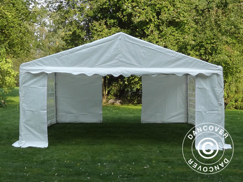 Partyzelt PLUS 5x6m PE 700, Weiß