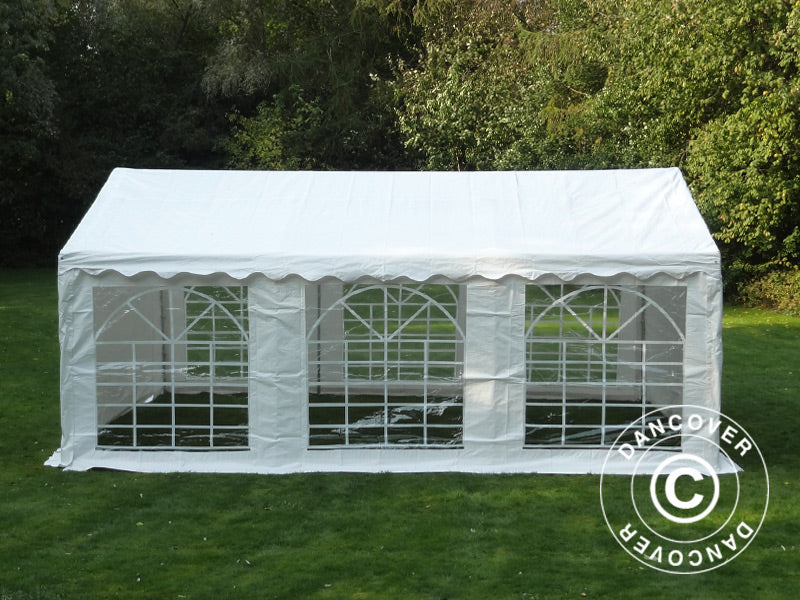 Partyzelt PLUS 5x6m PE 700, Weiß