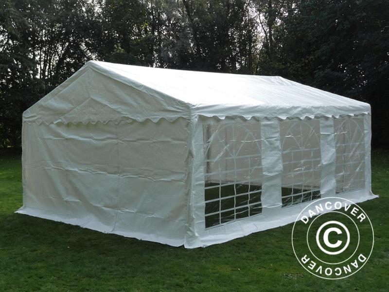 Partyzelt PLUS 5x6m PE 700, Weiß