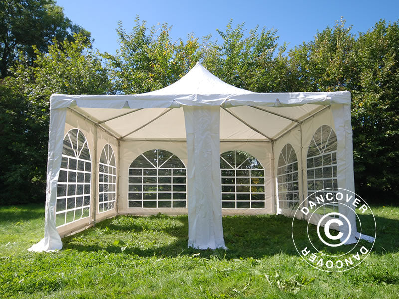 4x4 m Partytent White PVC Peak Tent SH