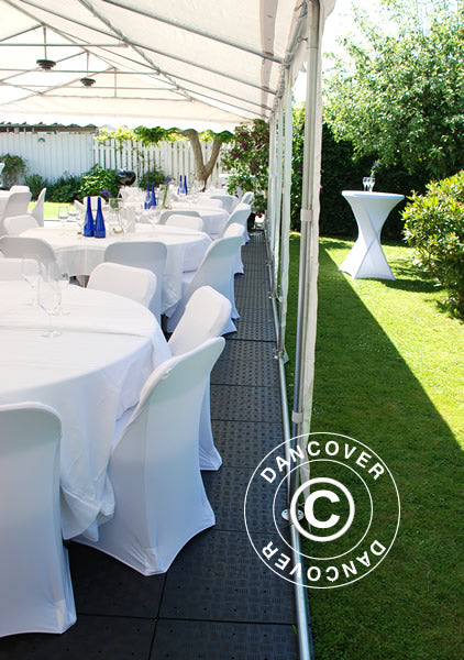 Tente de réception, Exclusive CombiTents® 900 6x14m, 5-en-1, Blanc