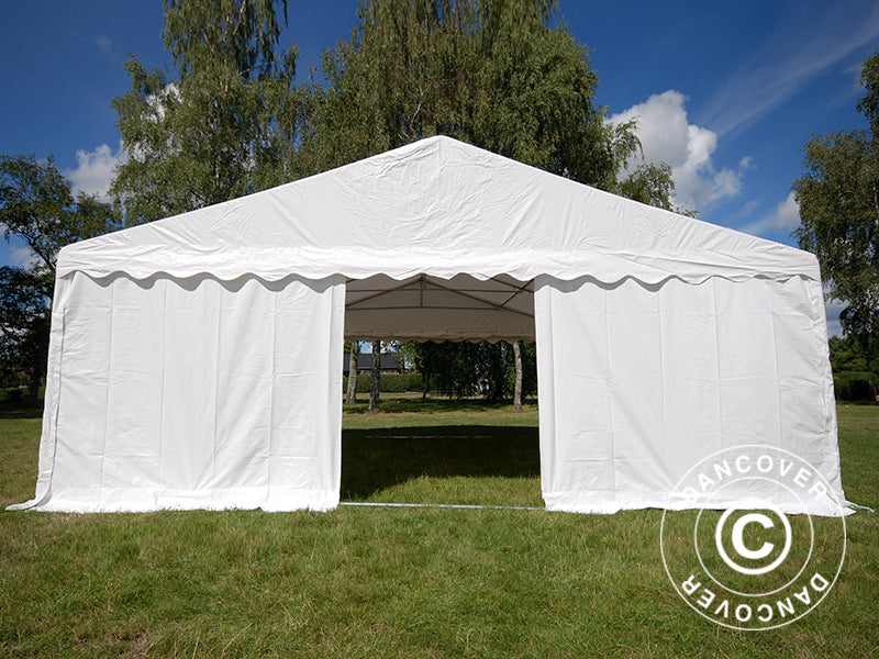 Partyzelt Original 6x6m PVC 900, Weiß