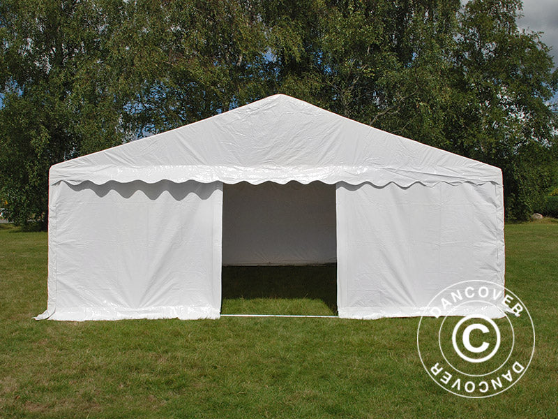 Partyzelt Original 6x8m PVC 900, Weiß