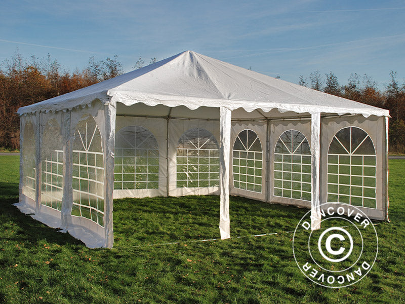 Tendone per feste Pagoda Exclusive 6x6m PVC, Bianco