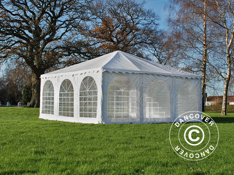 Tendone per feste Pagoda Exclusive 6x6m PVC, Bianco