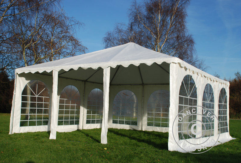 Tendone per feste Pagoda Exclusive 6x6m PVC, Bianco