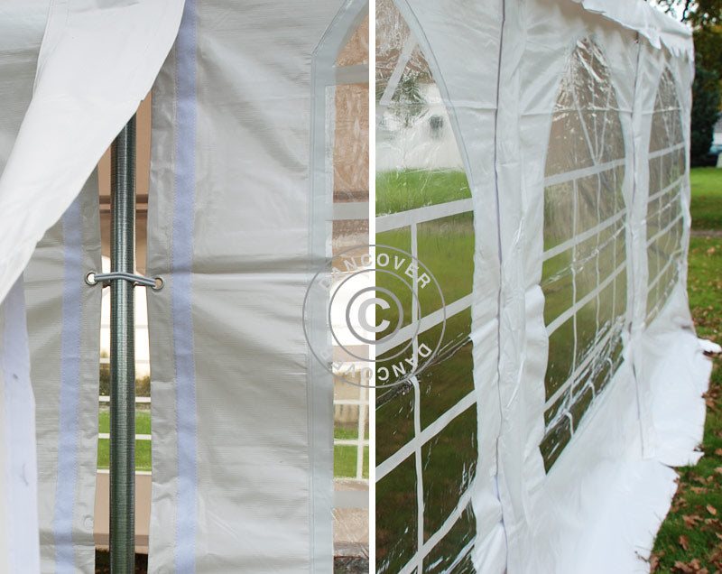 Tendone per feste Pagoda Exclusive 6x6m PVC, Bianco